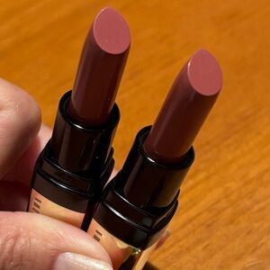 2 Bobbi Brown Luxe Lip Color Neutral Rose Lipsticks